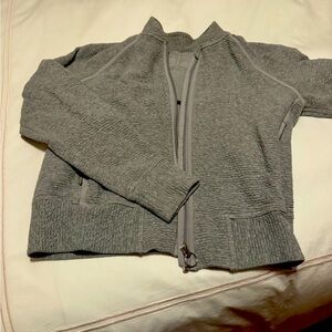 Lululemon gray zip up jacket size 4